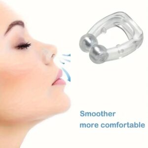 Magnetic Anti-Snoring Nose Clip – Stop Snoring Instantly Say Goodbye to Snoring, Breathe Better Sleep Better, Effective Anti-Snoring Aid